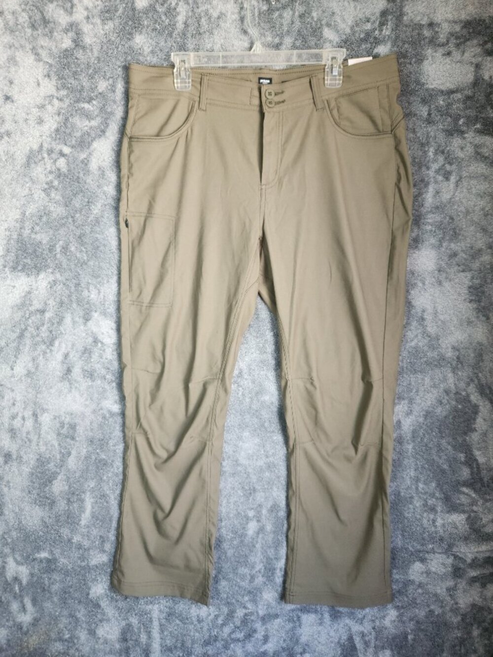 PrAna Women’s Army Green Halle Straight Pant II Convertible Roll Up 16 Hike NWT